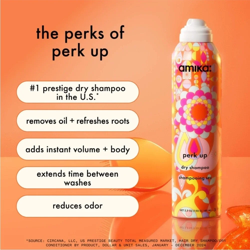 🌻3/$20 🆕 Amika Perk Up Dry
Shampoo Spray, .75oz Travel Size, Cruelty-Free Vegan - Picture 4 of 14